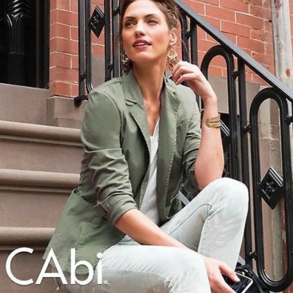 CAbi Olive Green Jacket XS